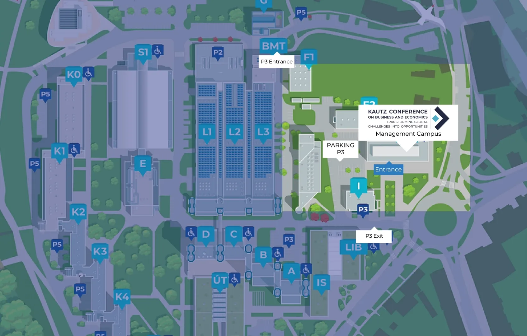 Kautz Conference venue map